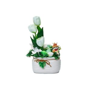 Easter Basket with White