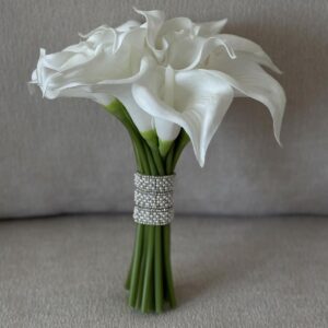 White Calla Lily Wedding Bouquet