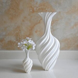 3D Printed Twisted Knot Flower Vase, Minimalist Decor