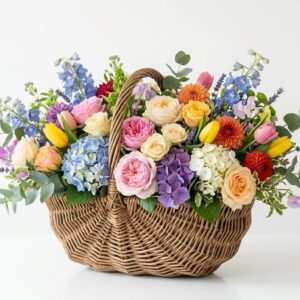 Rainbow Garden Flower Basket 30% off
