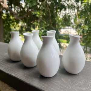 Small White Vase, 12 Count Per Package